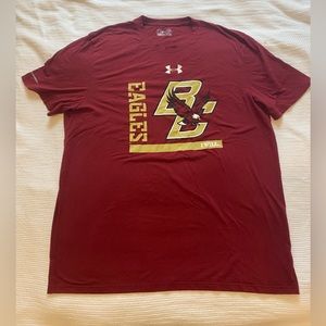 Under armor red eagles t-shirt.